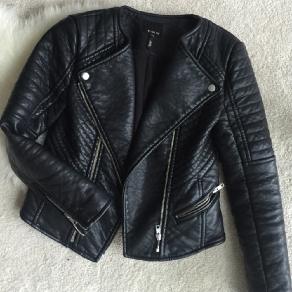 Moto inspired biker jacket